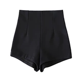 Черные шорты, сексуальные штаны, сексуальный дизайнерский костюм, ростомер, тренд сезона, подходит для подростков, в обтяжку, высокая талия