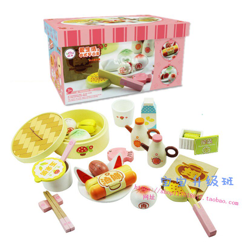 Children Cooking Toys Kitchen Wooden Emulation Food Men Girls Dress Home Wine 4 Babies 3-6 Year Old Chiclele Suit