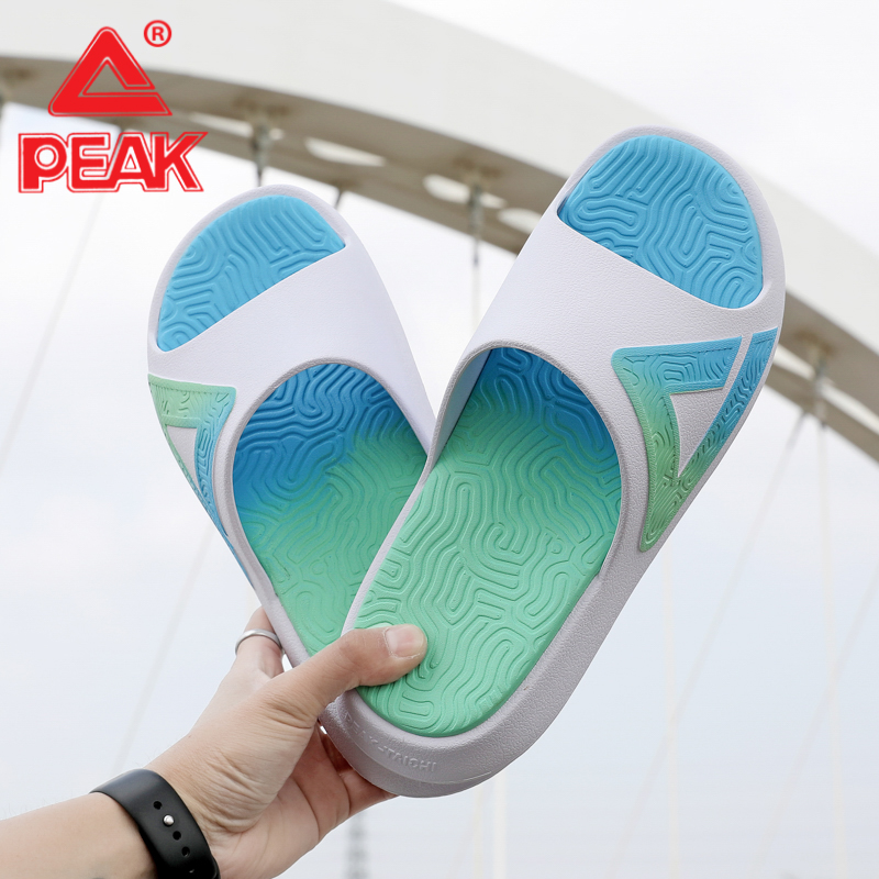 Peak style slippers couple models summer new beach non-slip basketball sports sandals and slippers outerwear Tai Chi men's models