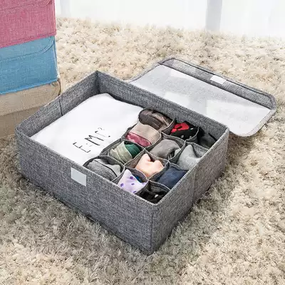 Underwear and underwear storage box three-in-one box student dormitory artifact bra socks split storage bag