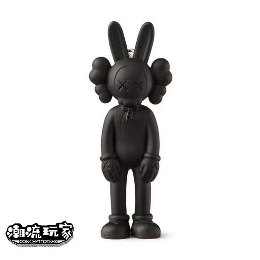 KAWS ACCOMPLICE KEYHOLDER Limited Bunny Girl Keychain Single Black Ready Stock