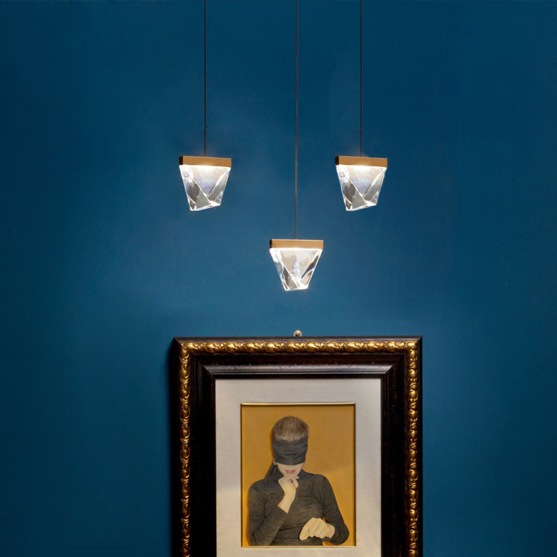 Postmodern light and luxurious diamond crystal chandeliers dining room bar Table Light Bedroom Bedside Aisle Stairway Designer Chandeliers