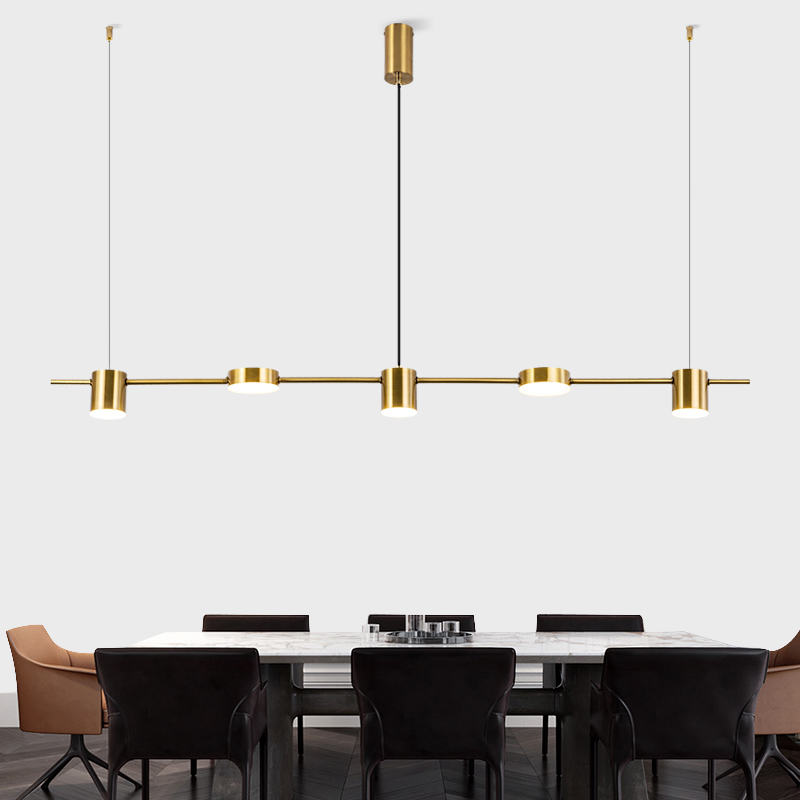 Nordic Modern Living Room Bedroom Chandelia Minimalist Dining Room Bar BAR BRASS CHANDELIA PERSONALITY CREATIVE BOOK ROOM LAMP