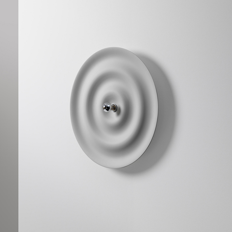Modern minimalist ripple background wall lamp aisle wall lamp model room designer personality wave decoration minimalist wall lamp