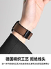 [Imported Crazy Horse Leather] First Guard New Model Suitable for iWatch S11 Crazy Horse Leather Silicone Apple Watch Band Apple Watch Autumn/Winter S10 Genuine Leather 9 Autumn/Winter 8 Men's Breathable 7 Women's 6 Magnetic 5