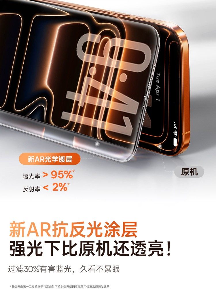 First Guard Tempered Glass Screen Protector for Apple 17 Pro Max, iPhone 16 Pro, 15 Pro, 14 Plus, New Model 13 Full Screen, 11 Full Coverage, Pm Earpiece, Dustproof, 12 Anti-Fingerprint, Official