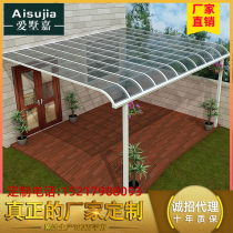 Aluminum Alloy Canopy Household Rainproof Rain Covered Window Door Head Outdoor Rainboard Shade Eaves Balcony Courtyard Awning