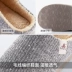 Yuangang dép cotton nam mùa đông dày trong nhà ấm áp chống trượt túi gia đình với dép sang trọng nữ mùa đông