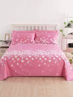 Bed single piece Summer 100% cotton cotton twill double 1 5m2 1 8m student single dormitory quilt