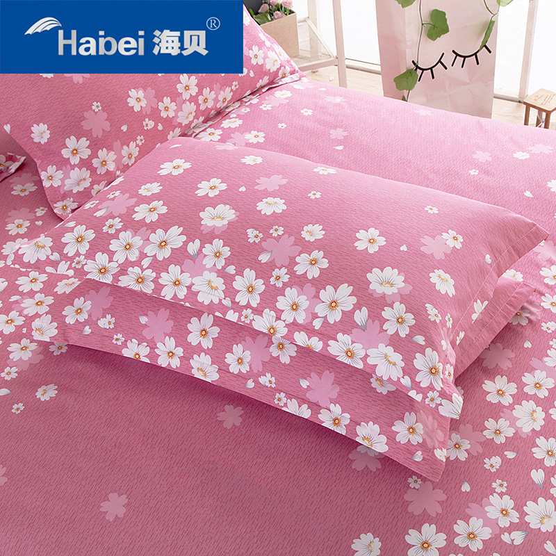 100% Pure Cotton Thickened All Cotton Fields Garden Wind Small Crushed Flower Envelope Pillow Leather Pillow Leather Single 74x48 pair of clothes