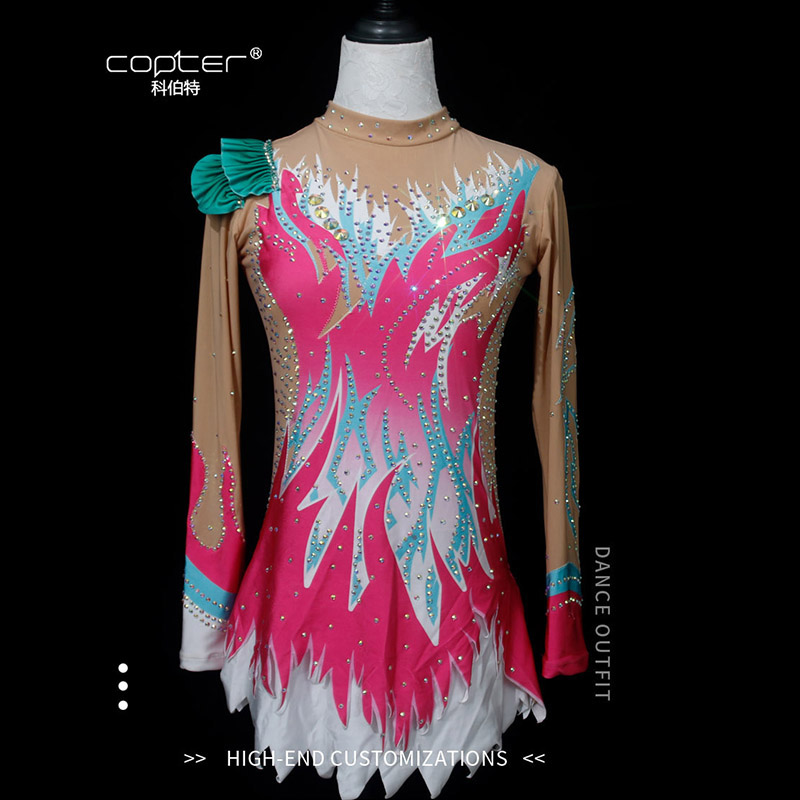 COPTER professional custom-made competitive aerobics competition uniform jazz dance competition suit Fuss aerobics