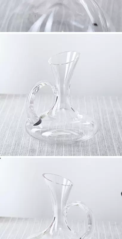 9MQ cao nguyên liệu trắng pha lê rượu vang đỏ decanter nhà rượu decanter nồi rượu vang đỏ tách tách 800ml - Rượu vang