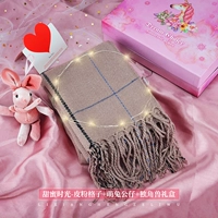 Сладкое время - [порошковая клетчатка] шарф + подарочная коробка единорога