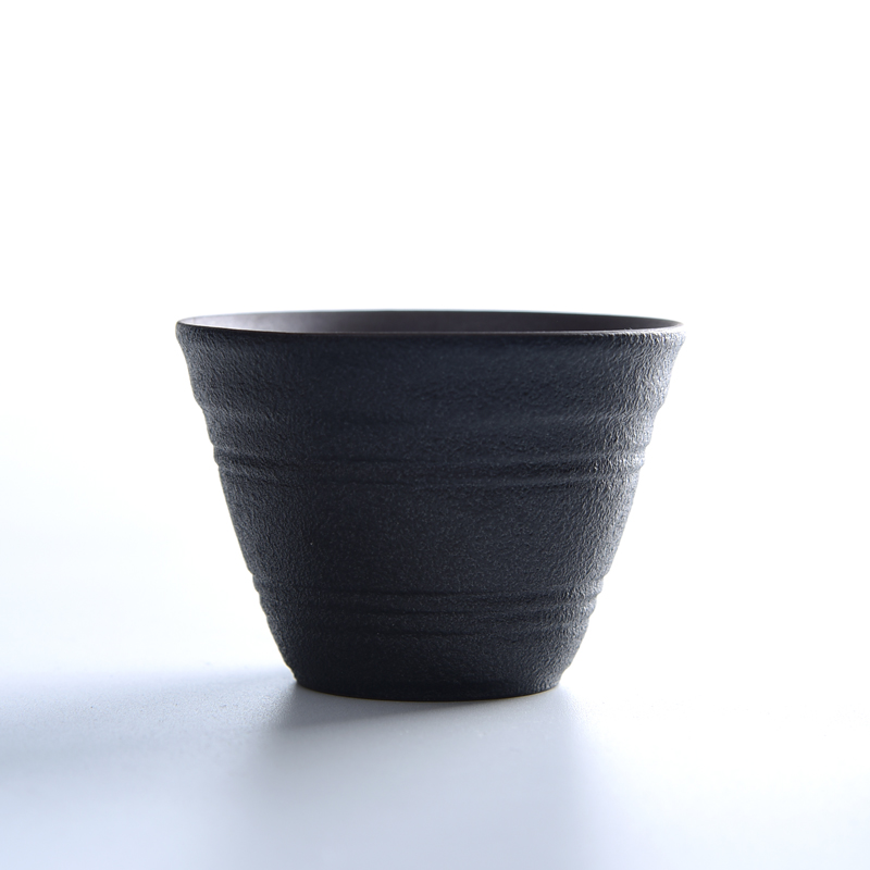 The Sample tea cup of black ceramic kung fu tea master individual single CPU Japanese violet arenaceous coarse pottery small cups of tea cups