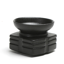 Xinyiyuan black pottery tea leak tea filter tea filter tea Holder set ceramic tea ceremony accessories kung fu tea set