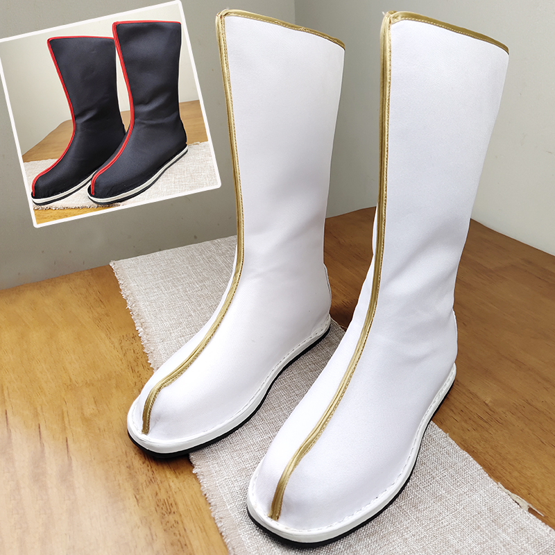 Costume boots men and women inner high shoes Hanfu with shoes anime cos slip breathable ancient shoes opera soap boots ancient shoes