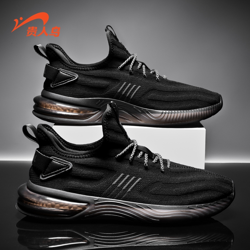 Noble Bird Shoes Man 2022 Summer New Men's Shoes Black Mesh Face Breathable Running Shoes Casual Shoes Boy Sneakers