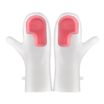 Housework dishwashing gloves for womens kitchen waterproof and durable magic dishwashing cleaning thickened gloves for washing vegetables and cooking