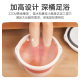 Folding the foot barrel can fold the home thickened insulation over the calf, the newly portable foot washing basin, the health footbath massage basin