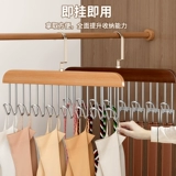 Деревянная вешалка для домашнего использования, универсальный жилет, система хранения из натурального дерева, эффект подтяжки