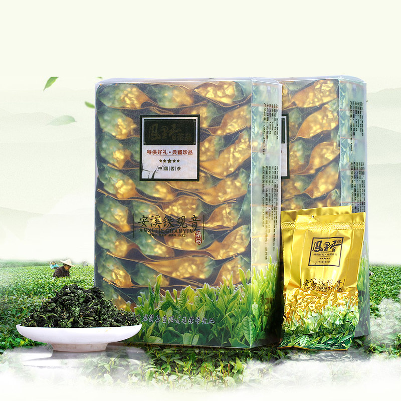 Orchid Shan'an Creek Tieguanyin Tea 2023 New Tea Ceremony Box Packed Bulk Clear Aroma Green Tea Bagged 500g Spring Tea-Taobao