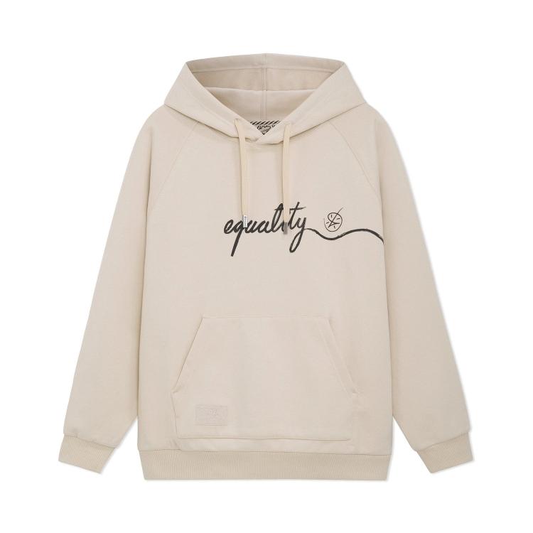 Li Ning 2021 Wade Way Artist DFT Sport Leisure Relaxed Plus Suede Hooded Sweatshirt AWDRE77