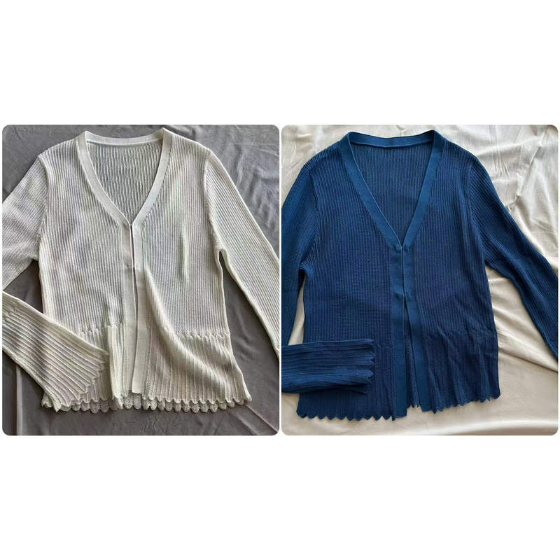 Textured Cut-Out Knit Cardigan (Ships Within 3 Days) Textured Cut-Out Knit Cardigan (Ships Within 3 Days)