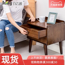  Bedside table Nordic style shelf Bedroom storage cabinet Small cabinet side cabinet Bedside locker Simple modern cabinet