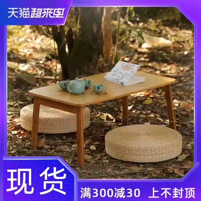 Laptop table Bed Home folding Kang table Bay window small table Lazy desk Bamboo tatami small coffee table