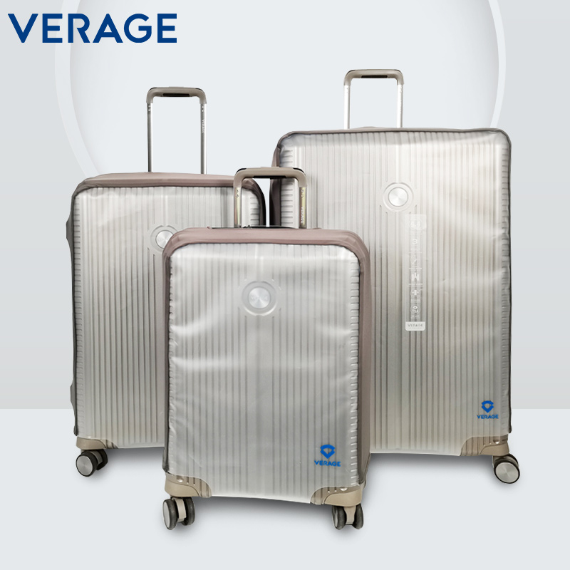 Verage Virije suitcase protective sleeve pull-lever travel abrasion-proof splash water 20 24 28-inch transparent box cover