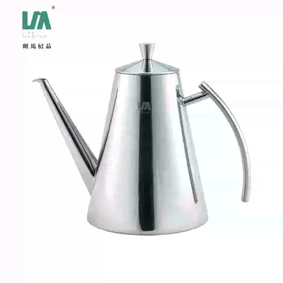 Langma stainless steel oil pot thickened hotel home leak-proof large capacity covered sauce vinegar oil bottle kitchen supplies