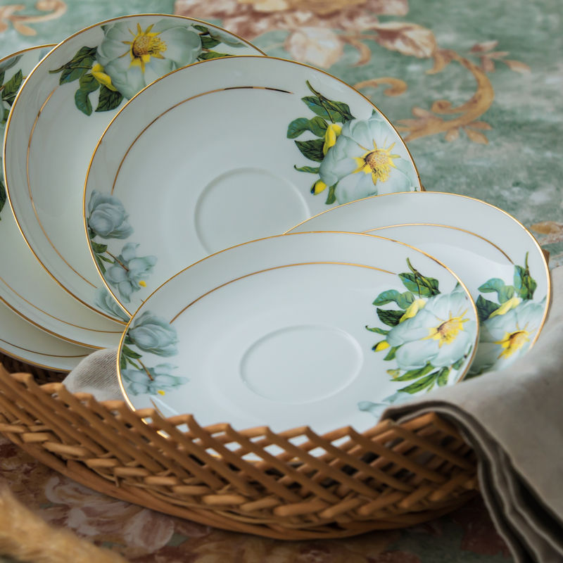 Packages mailed jingdezhen ceramic tea sets European - style coffee ipads porcelain cup dish pot 15 British wedding gift