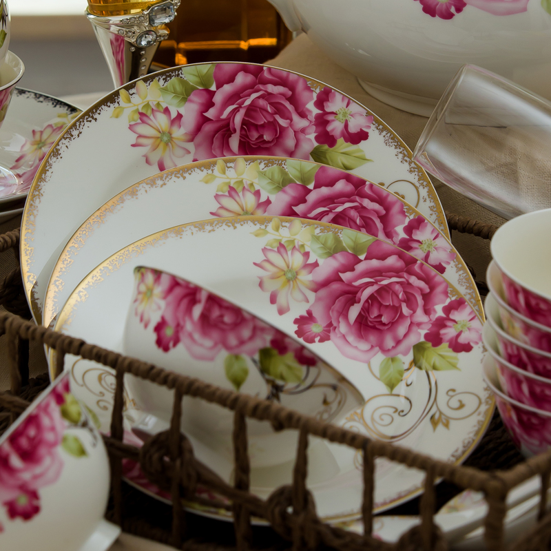 European odd ipads bowls that dishes jingdezhen ceramics tableware suit dish household microwave bowl dish