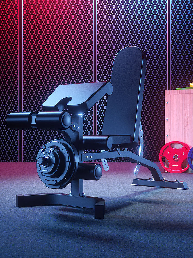 Chuangsiwei dumbbell stool Professional fitness chair Household bird bench press stool Multi-functional supine abs board fitness equipment