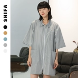 Длинная накидка для стрижки волос для работы, фартук, мини-юбка, нагрудник, лонгслив, короткий рукав, подходит для подростков