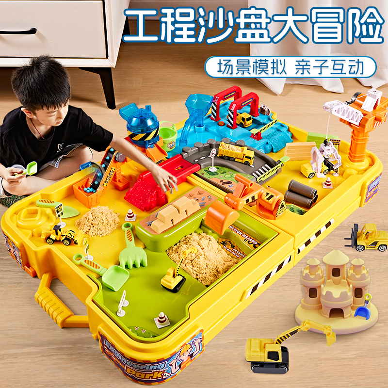 Sam's Same Type of Construction Vehicle Sandbox Adventure Educational Toy for Boys Aged 3 to 6 and Above, Birthday Gift