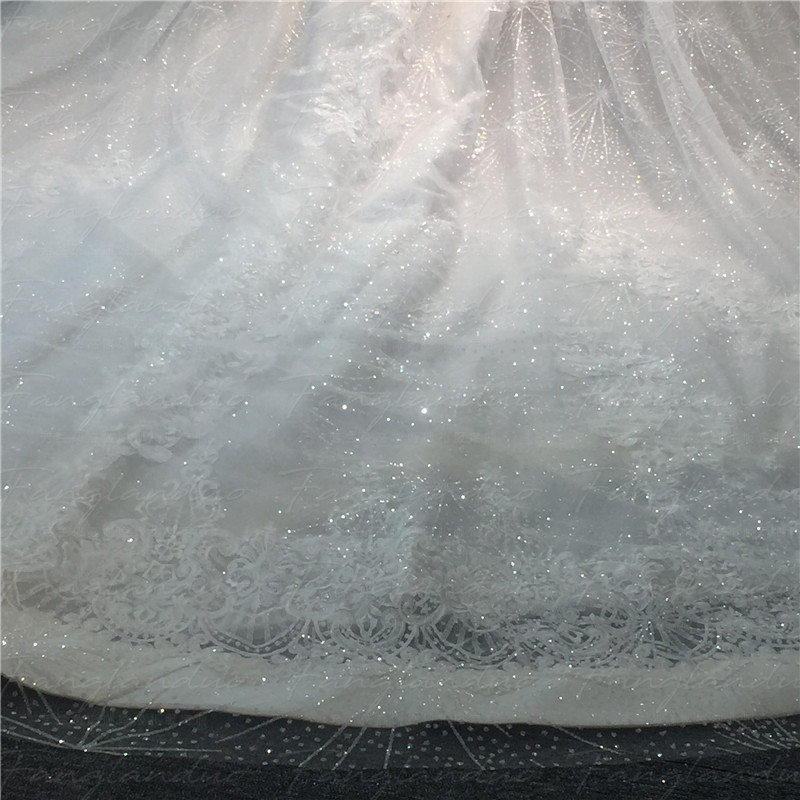 Vintage champagne vàng 2019 ngôi sao mới tỏa sáng mạng che mặt dài cô dâu cưới sang trọng - Phụ kiện tóc băng đô nữ
