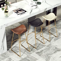 Nordic Light Luxury Iron Art Ins Bar, стул проста модный бар с сетью Red Modern Modern Simple Family Permonized High Stool