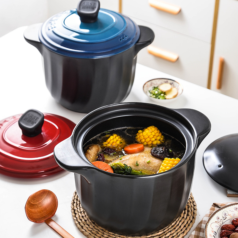 Ya cheng DE casserole stew household gas soup pot ceramic pot flame to hold to high temperature big arenaceous crock pot soup pot stone bowl