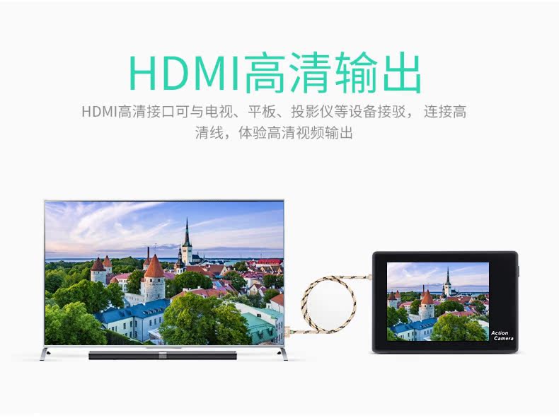 Camera mới 佰 F4 Camera 4K HD chống nước wifi kỹ thuật số du lịch DV lặn