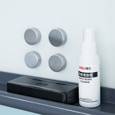Ластик 得力白板擦强力磁钉白板清洁剂套装8728白板套装