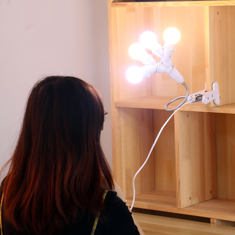 Live fill light desktop clamp anchor with computer mobile phone red selfie indoor lighting room lighting with beautiful tender rings lighting lighting