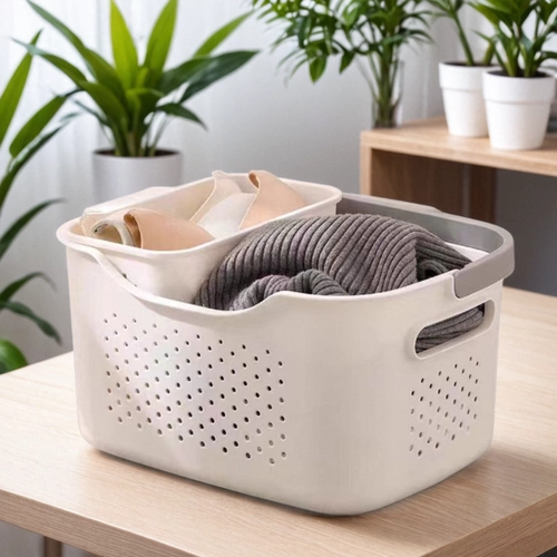 Корзина для ручной работы в ванной комнате, синяя душевая коробка туалетных принадлежностей, мужская и женская ящик для студенческого общежития для студентов.