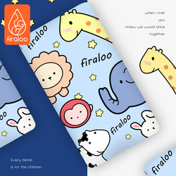 Baby Crib Fitted Sheet Autumn and Winter Short Pile Coral Fleece Bed Cover Fitted Sheet Baby Splicing Bedding Children's Bed Sheet