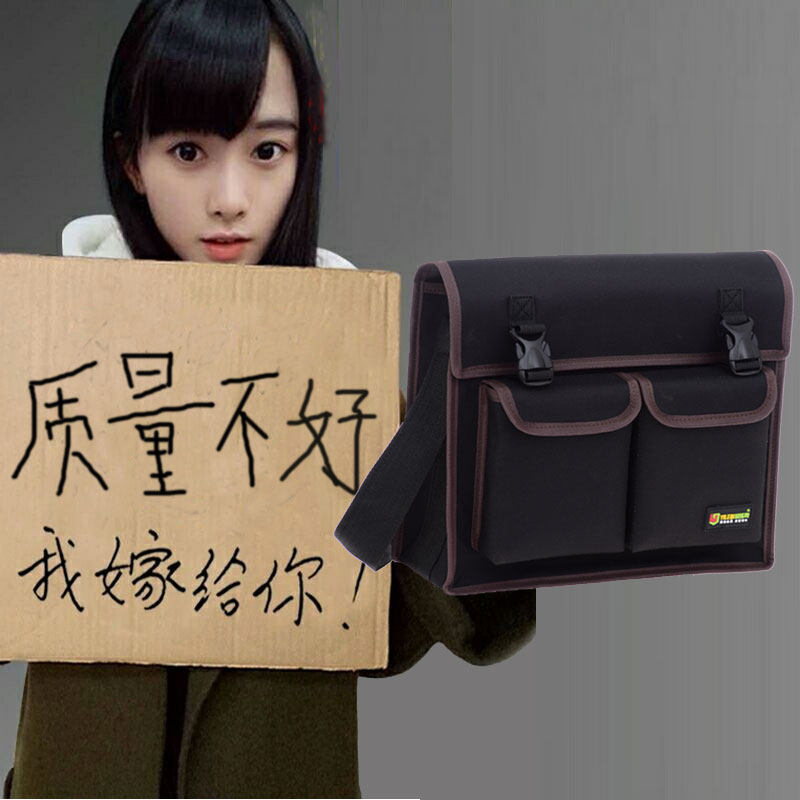 Electrician Kit Multifunction Repair Air Conditioning Skew Cross Single Shoulder Oxford Canvas Thickened Rao Tool Bag Abrasion Resistant