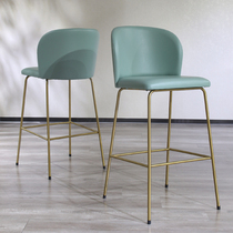 Bar chair tall chair home light luxury bar stool bar stool bar chair rotating bar chair simple Nordic bar stool customization