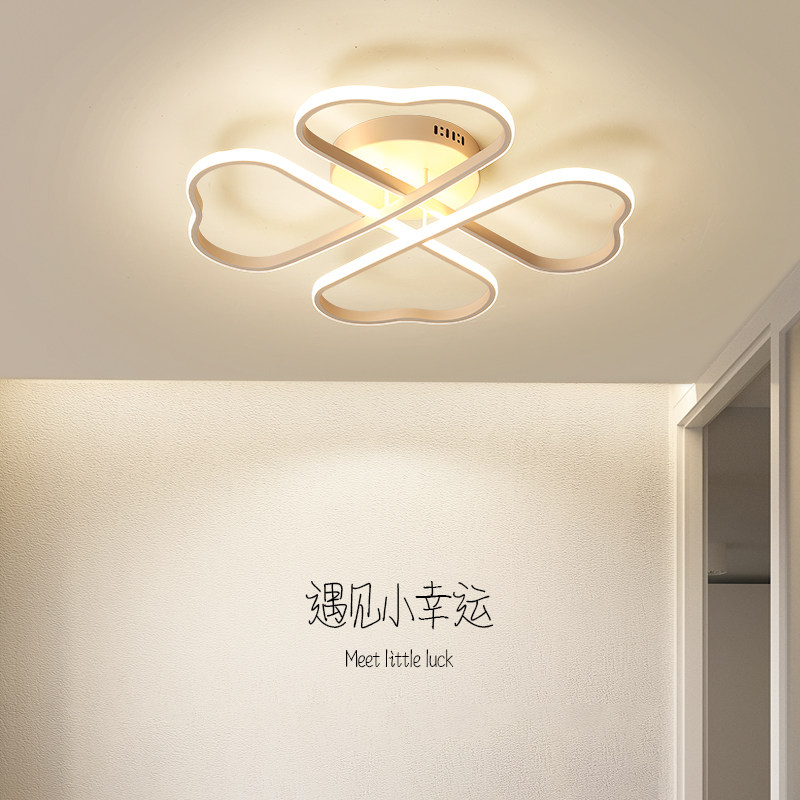 New home bedroom light cozy romantic creative personality LED ceiling light Nordic minimalist room light book house lamp