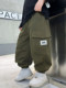 Boys' Pants Children's Spring Cargo Pants 2026 New Stylish Boys' Spring and Autumn Jogger Pants Fashionable Sports Pants