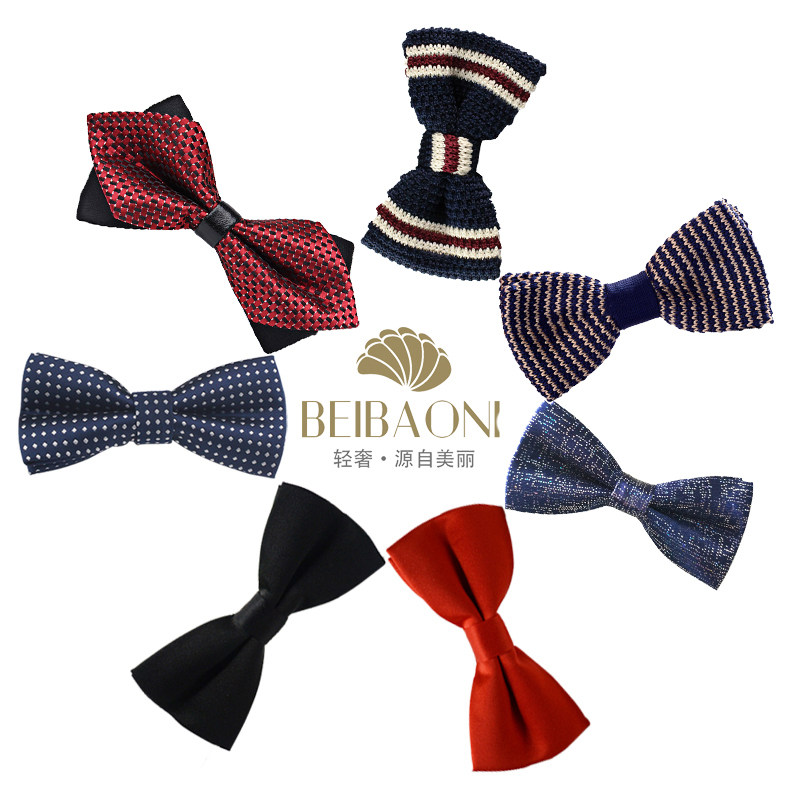 Child collar leads flower boy girl flower girl suit gown child student performance with double layer of small bow tie