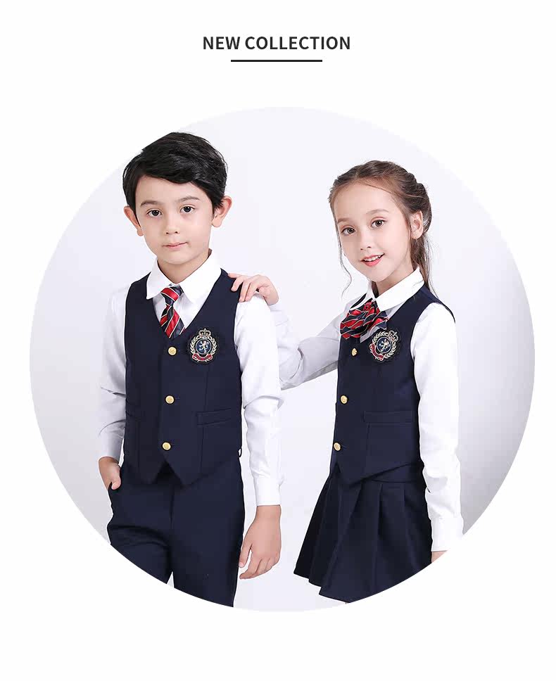 Форма для детского сада для школьников и студентов, детский осенний комплект, 3 предмета, в британском стиле, делается под заказ 